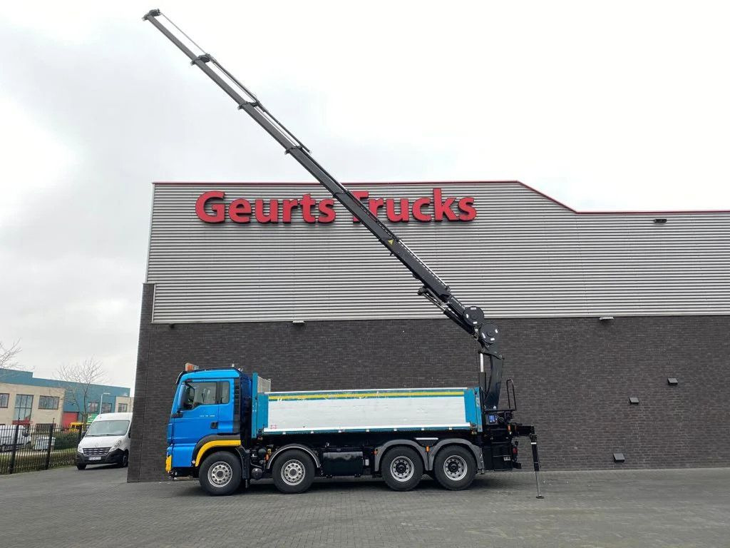 MAN TGS 35.480 8X4 KIPPER/TIPPER + HMF 2620-K5 KRAAN - Tipper, Crane truck: picture 2 MAN TGS 35.480 8X4 KIPPER/TIPPER + HMF 2620-K5 KRAAN - Tipper, Crane truck: picture 2