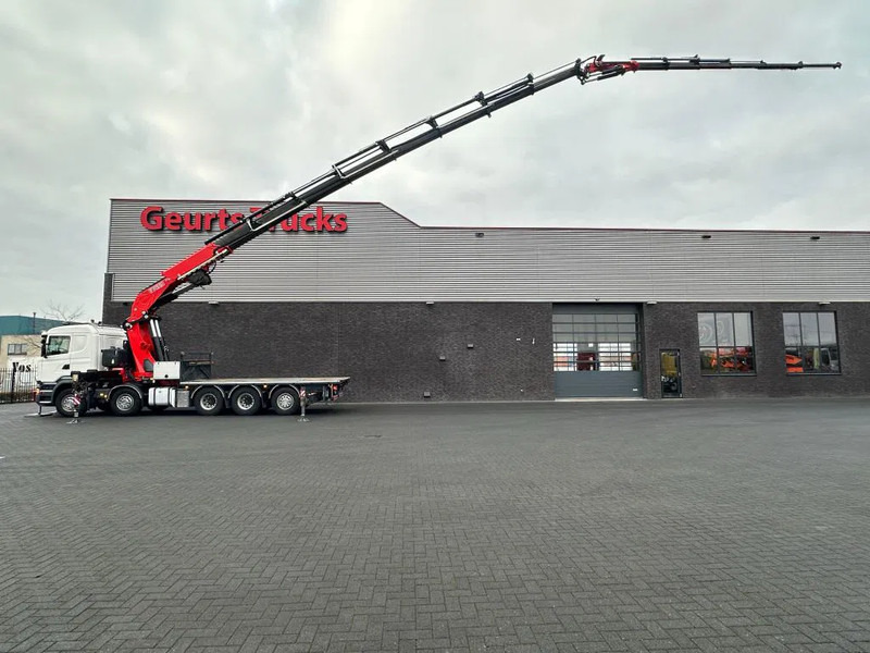 Scania R520 V8 10X4 TRIDEM + F1650RA.2.28 + JIB L816 KRAAN/KRAN/CRANE/GRUA - Crane truck: picture 1 Scania R520 V8 10X4 TRIDEM + F1650RA.2.28 + JIB L816 KRAAN/KRAN/CRANE/GRUA - Crane truck: picture 1