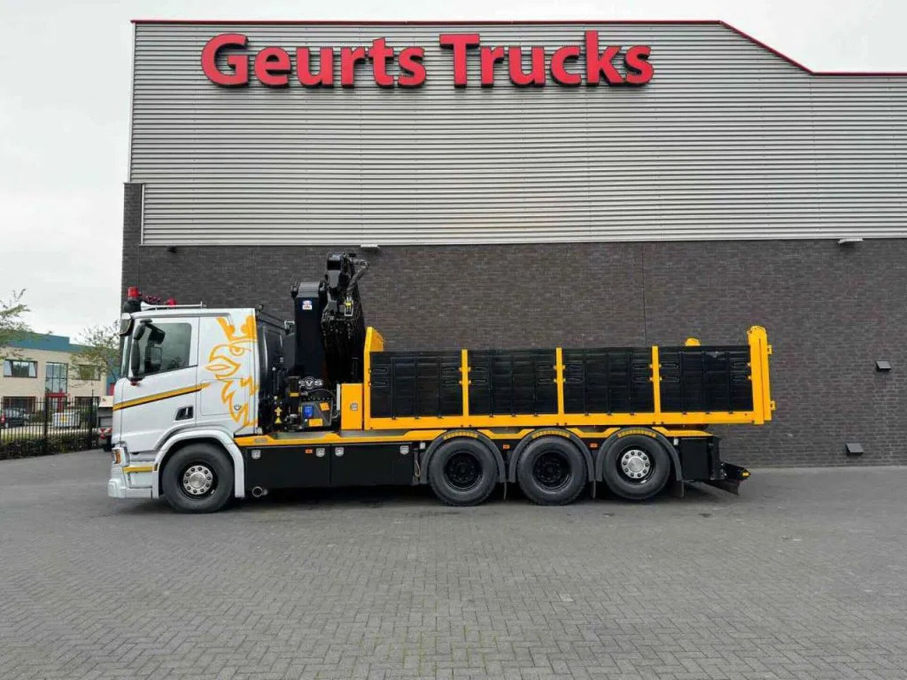 Leasing of  Scania R530 V8 NGS 8X4 TRIDEM MET HYVA 2Z KIPPER + HMF Scania R530 V8 NGS 8X4 TRIDEM MET HYVA 2Z KIPPER + HMF: picture 12