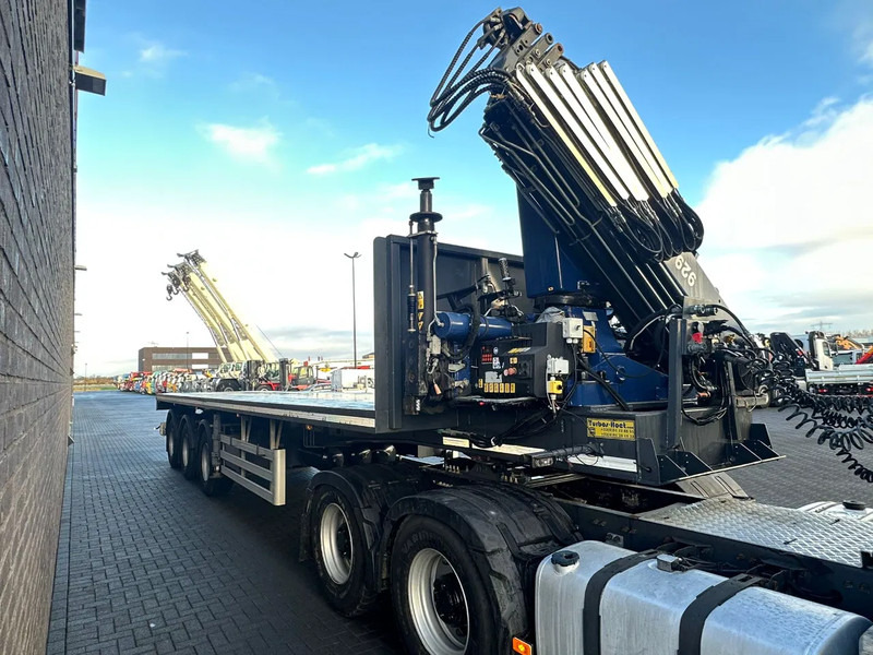 TURBO ,S HOET SC33AA KRAAN/KRAN/CRANE - Dropside/ Flatbed semi-trailer: picture 5 TURBO ,S HOET SC33AA KRAAN/KRAN/CRANE - Dropside/ Flatbed semi-trailer: picture 5