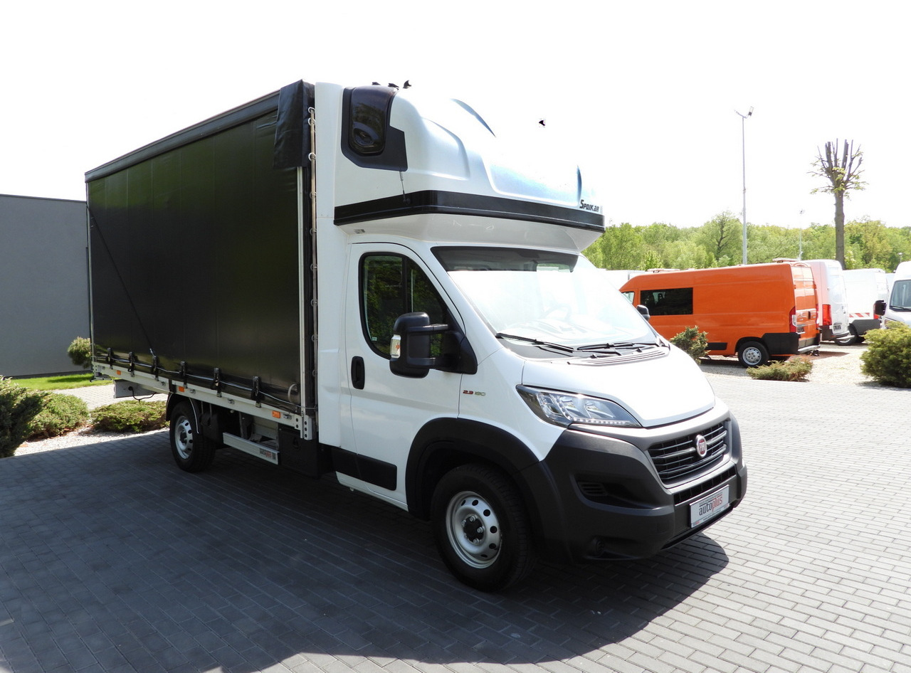 FIAT DUCATO TARPAULIN 10 PALLETS WEBASTO CRUISE CONTROL AIR CONDITIONING LED LIGHTS PNEUMATICS  160HP - Curtain side van: picture 4 FIAT DUCATO TARPAULIN 10 PALLETS WEBASTO CRUISE CONTROL AIR CONDITIONING LED LIGHTS PNEUMATICS  160HP - Curtain side van: picture 4