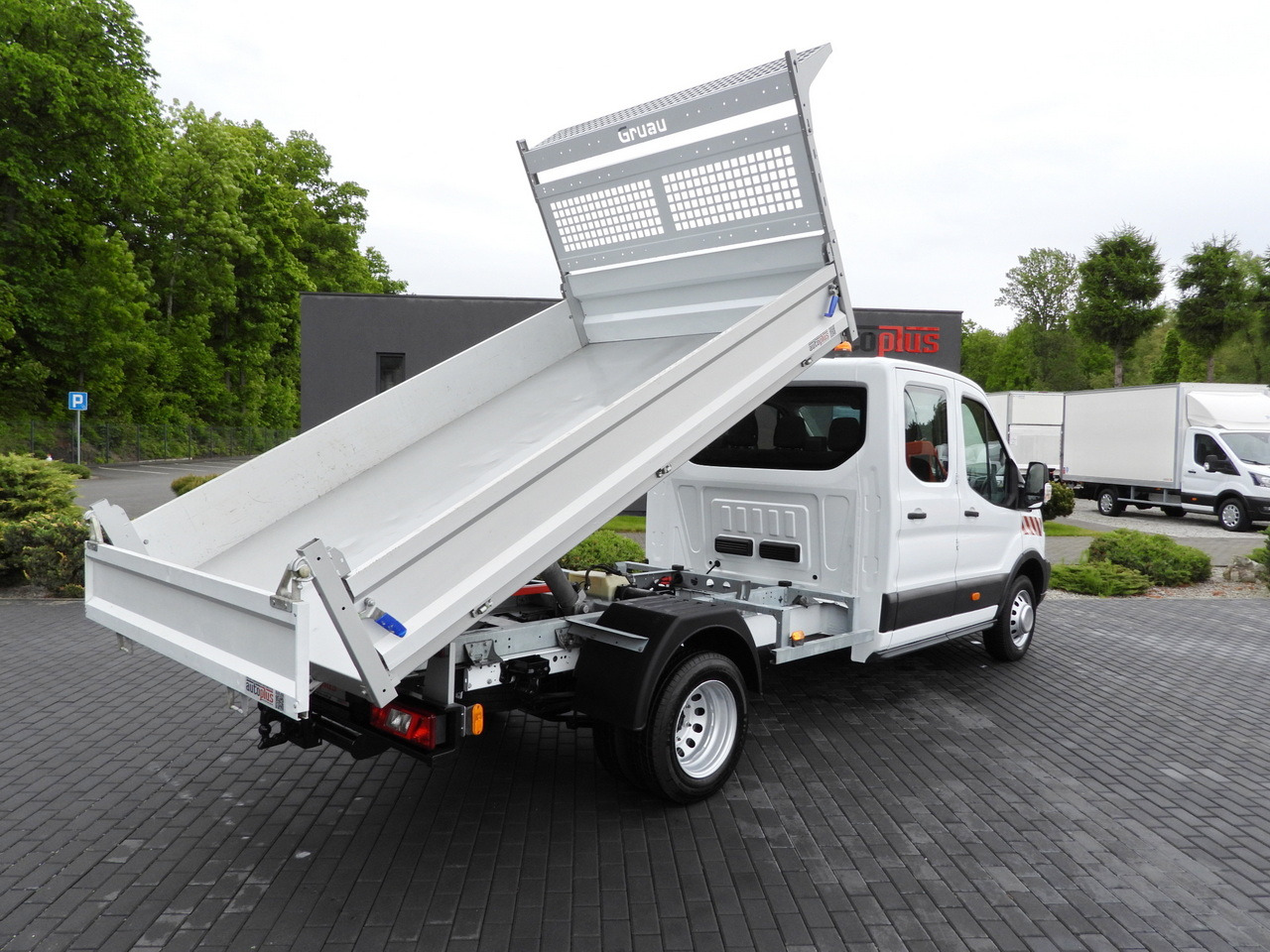 FORD TRANSIT TIPPER DOUBLE CABIN DOKA 6 SEATS CRUISE CONTROL AIR CONDITIONING TWIN WHEELS 170HP - Tipper van: picture 3 FORD TRANSIT TIPPER DOUBLE CABIN DOKA 6 SEATS CRUISE CONTROL AIR CONDITIONING TWIN WHEELS 170HP - Tipper van: picture 3