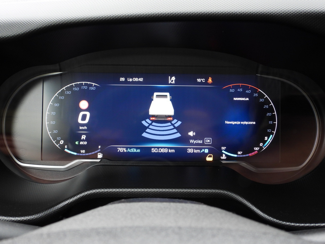 Box van IVECO DAILY 35S18 BOX HI-MATIC LIFT 8 PALLETS CRUISE CONTROL NAVIGATION LED LIGHTS PNEUMATICS AUTOMATIC TRANSMISSION HI-MATIC AIR CONDITIONING  180HP: picture 48