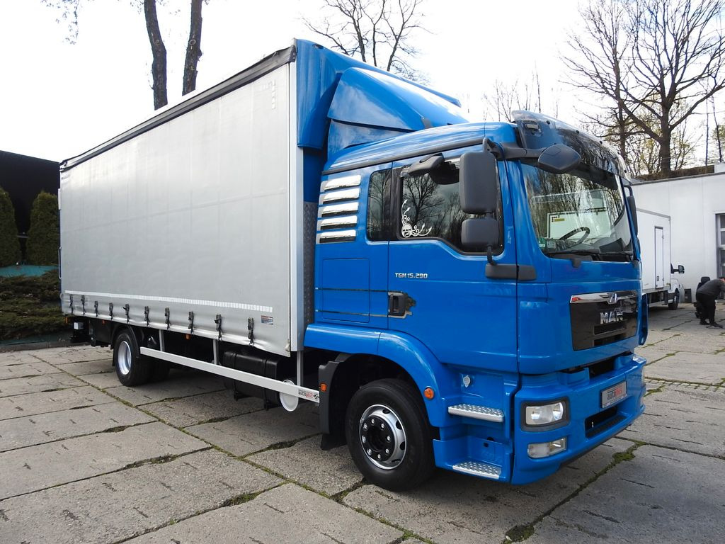 MAN TGM PRITSCHE PLANE 18 PALETTEN AUFZUG - Curtainsider truck: picture 4 MAN TGM PRITSCHE PLANE 18 PALETTEN AUFZUG - Curtainsider truck: picture 4