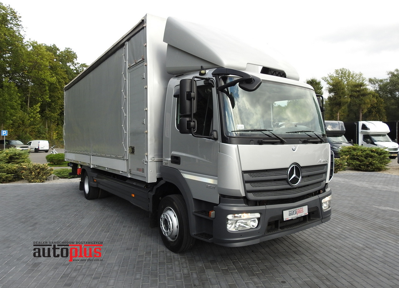 MERCEDES ATEGO 1221 TARPAULIN LIFT 16 PALLETS WEBASTO AIR CONDITIONING PNEUMATICS TWIN WHEELS 230HP - Curtainsider truck: picture 1 MERCEDES ATEGO 1221 TARPAULIN LIFT 16 PALLETS WEBASTO AIR CONDITIONING PNEUMATICS TWIN WHEELS 230HP - Curtainsider truck: picture 1