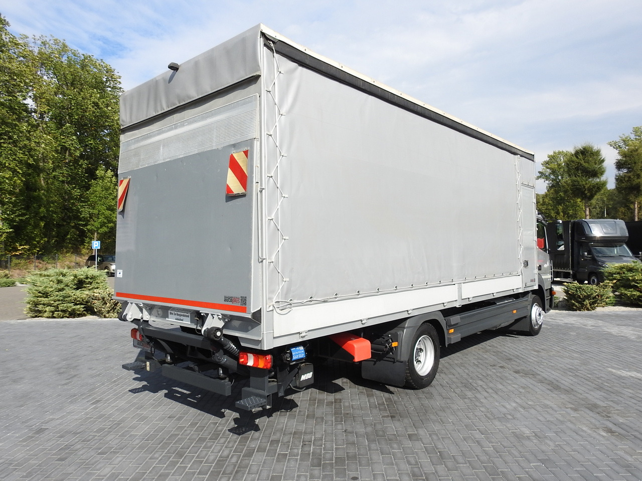 MERCEDES ATEGO 1221 TARPAULIN LIFT 16 PALLETS WEBASTO AIR CONDITIONING PNEUMATICS TWIN WHEELS 230HP - Curtainsider truck: picture 3 MERCEDES ATEGO 1221 TARPAULIN LIFT 16 PALLETS WEBASTO AIR CONDITIONING PNEUMATICS TWIN WHEELS 230HP - Curtainsider truck: picture 3