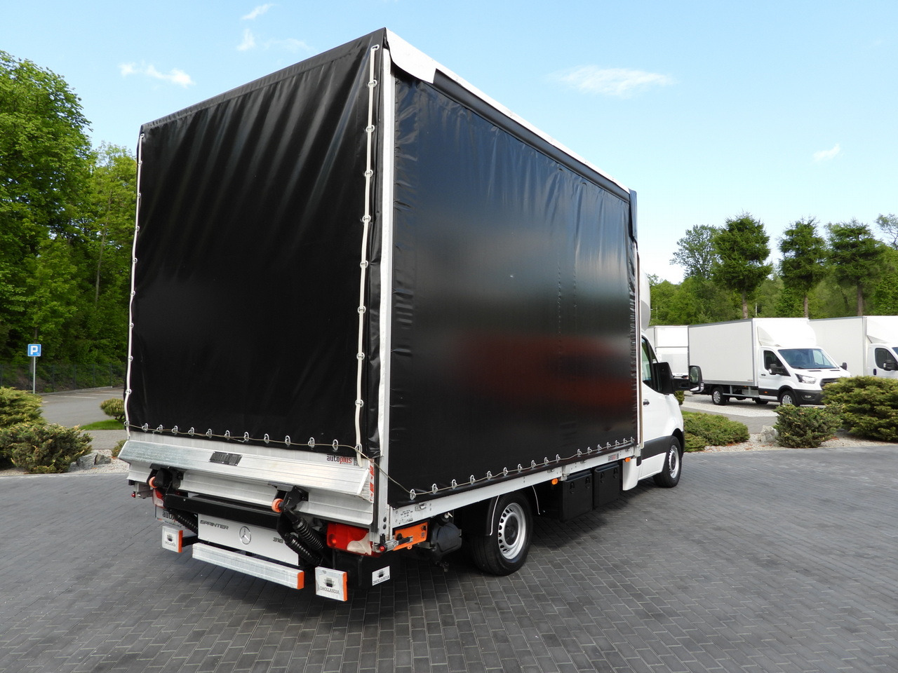 MERCEDES SPRINTER 316 TARPAULIN LIFT 10 PALLETS WEBASTO CRUISE CONTROL PNEUMATICS AIR CONDITIONING 160HP - Curtain side van: picture 3 MERCEDES SPRINTER 316 TARPAULIN LIFT 10 PALLETS WEBASTO CRUISE CONTROL PNEUMATICS AIR CONDITIONING 160HP - Curtain side van: picture 3