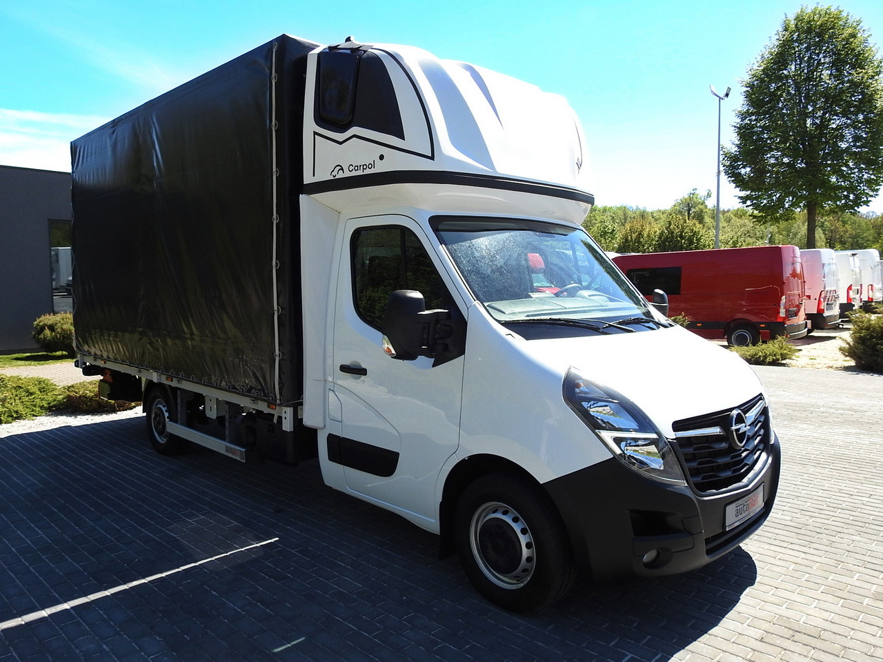 OPEL MOVANO TARPAULIN LIFT 9 PALLETS WEBASTO CRUISE CONTROL LED LIGHTS PNEUMATICS AIR CONDITIONING 160HP - Curtain side van: picture 4 OPEL MOVANO TARPAULIN LIFT 9 PALLETS WEBASTO CRUISE CONTROL LED LIGHTS PNEUMATICS AIR CONDITIONING 160HP - Curtain side van: picture 4