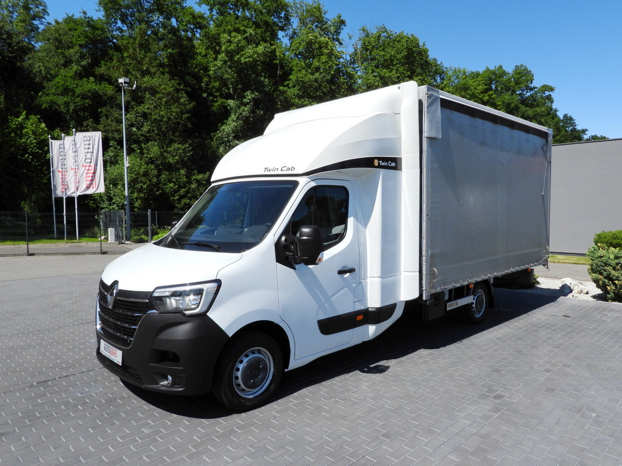Curtain side van RENAULT MASTER  TARPAULIN 10 PALLETS WEBASTO CRUISE CONTROL LED LIGHTS PNEUMATICS AIR CONDITIONING  165HP: picture 6
