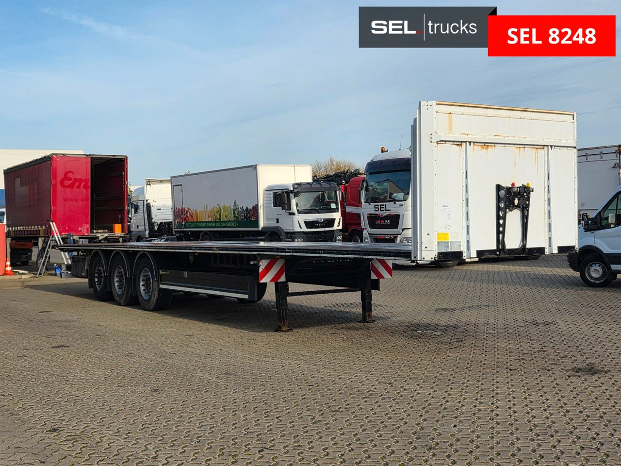 Berger SAPL 24 / 4.290 kg !!! - Dropside/ Flatbed semi-trailer: picture 3 Berger SAPL 24 / 4.290 kg !!! - Dropside/ Flatbed semi-trailer: picture 3
