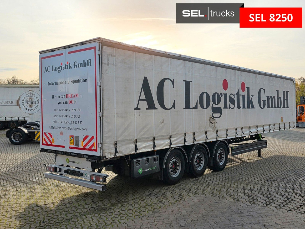 Berger SAPL 24 / Coilmulde / 5.460 kg - Curtainsider semi-trailer: picture 5 Berger SAPL 24 / Coilmulde / 5.460 kg - Curtainsider semi-trailer: picture 5
