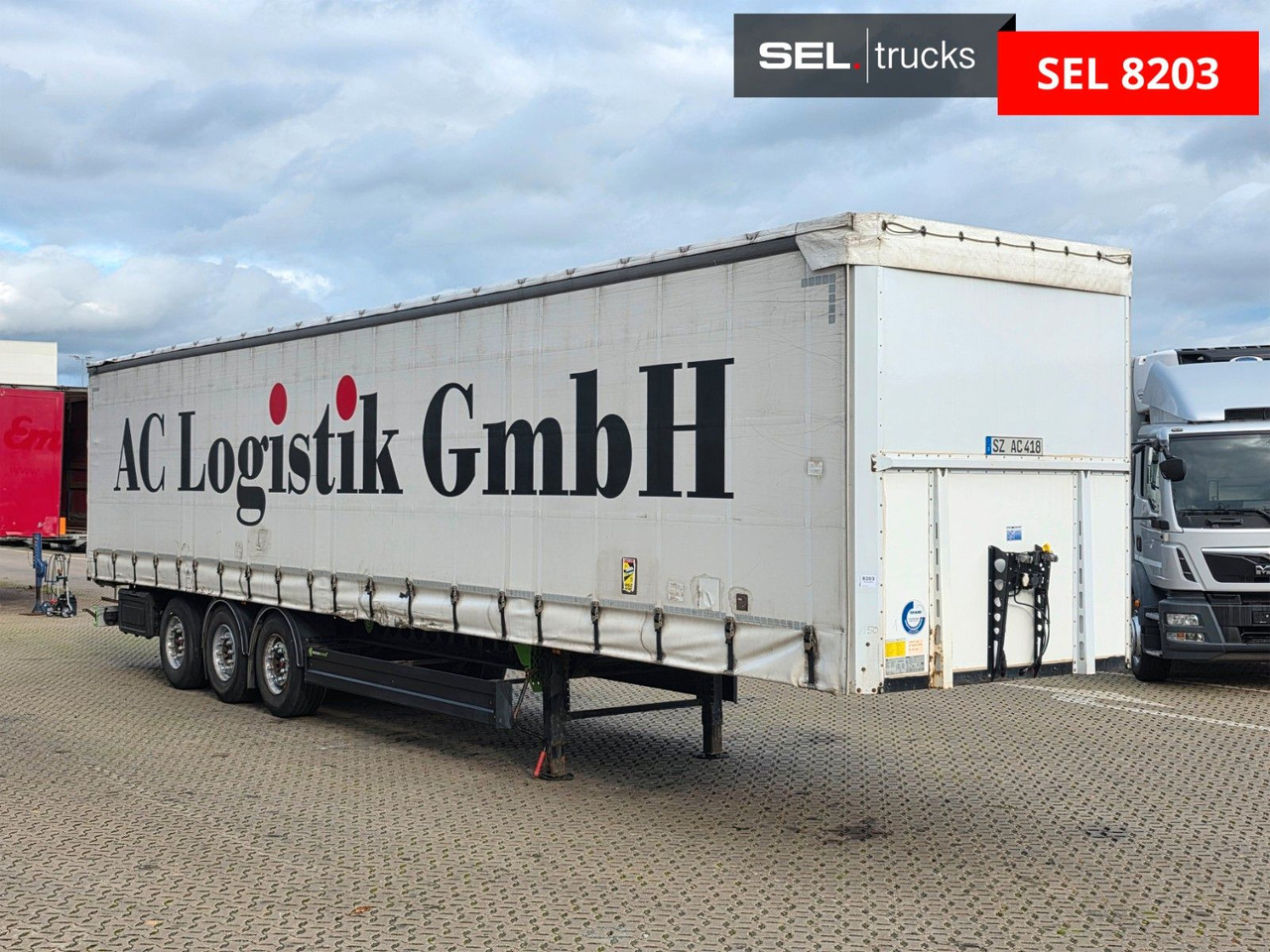 Berger SAPL24 / Coilmulde / 5.450 kg Leergewicht - Curtainsider semi-trailer: picture 3 Berger SAPL24 / Coilmulde / 5.450 kg Leergewicht - Curtainsider semi-trailer: picture 3