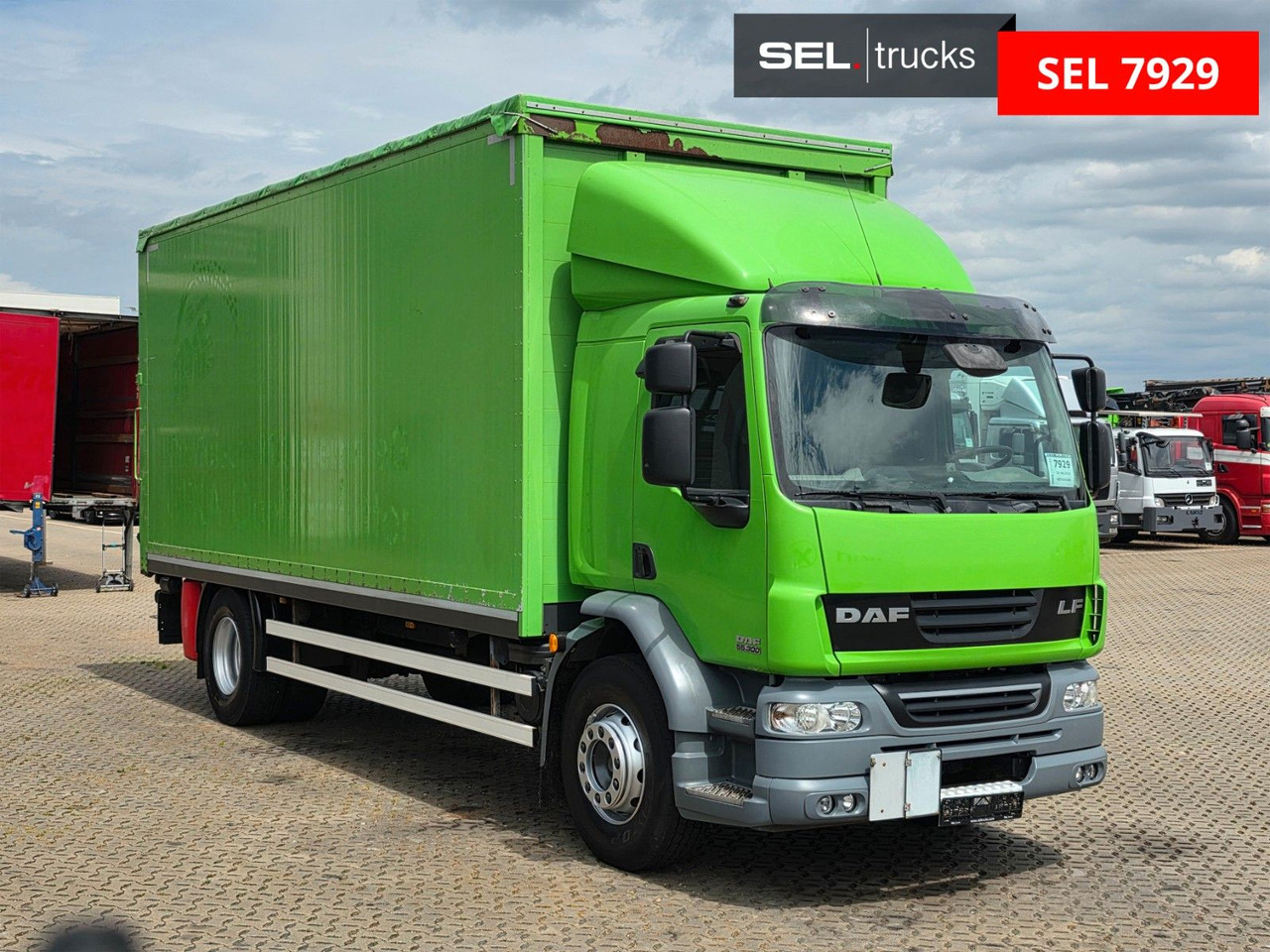 DAF FA LF 55.300 / Ladebordwand + Kofferseite - Curtainsider truck: picture 3 DAF FA LF 55.300 / Ladebordwand + Kofferseite - Curtainsider truck: picture 3