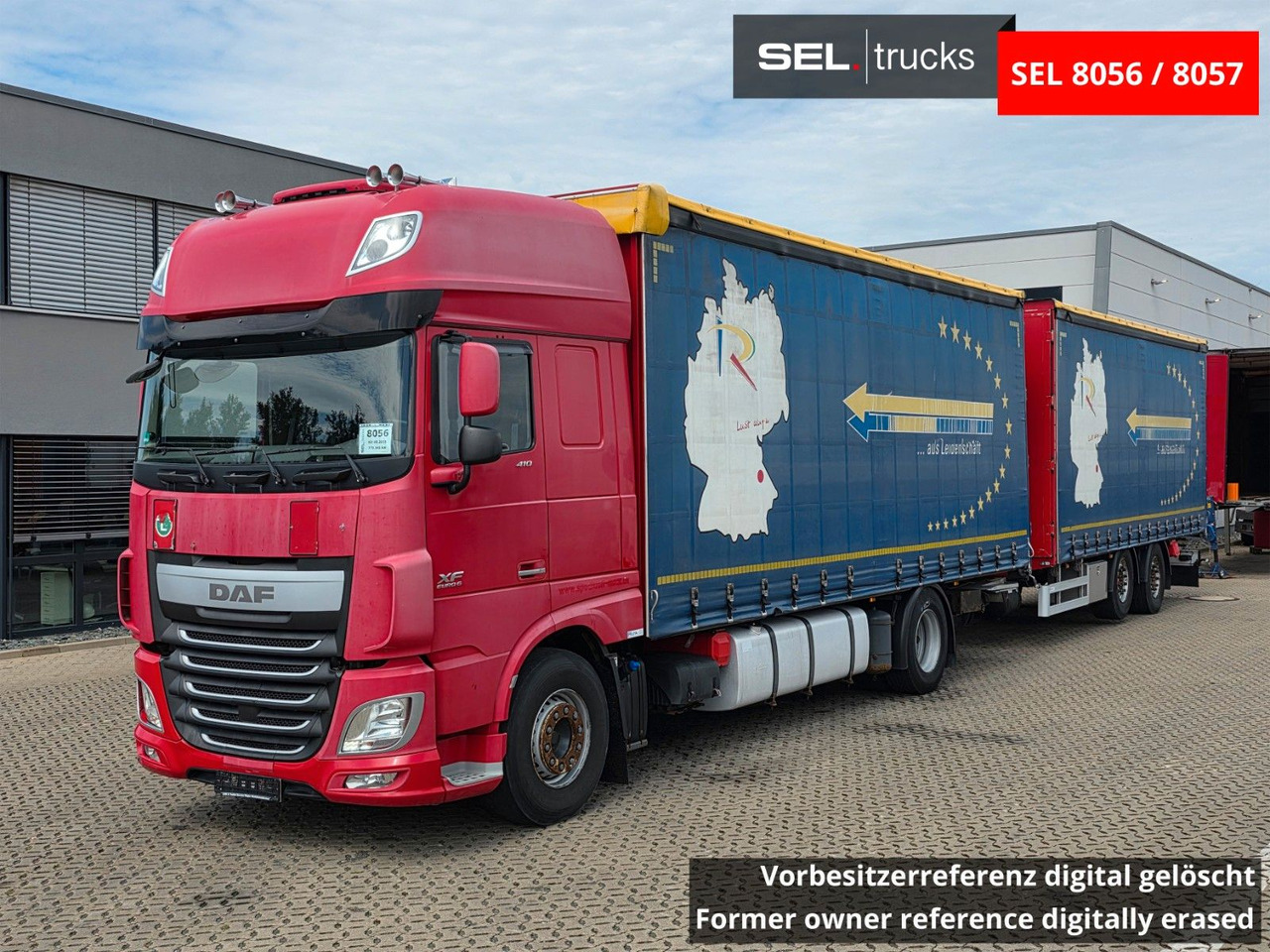 DAF XF 410 / ZF Intarder / Durchladezug - Curtainsider truck: picture 1 DAF XF 410 / ZF Intarder / Durchladezug - Curtainsider truck: picture 1