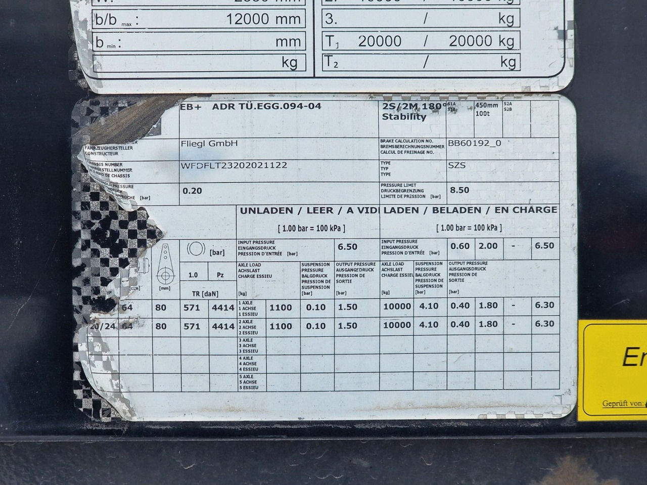 Curtainsider semi-trailer Fliegl SZS320 / Hubdach / EDSCHA / Mega: picture 46 Curtainsider semi-trailer Fliegl SZS320 / Hubdach / EDSCHA / Mega: picture 46
