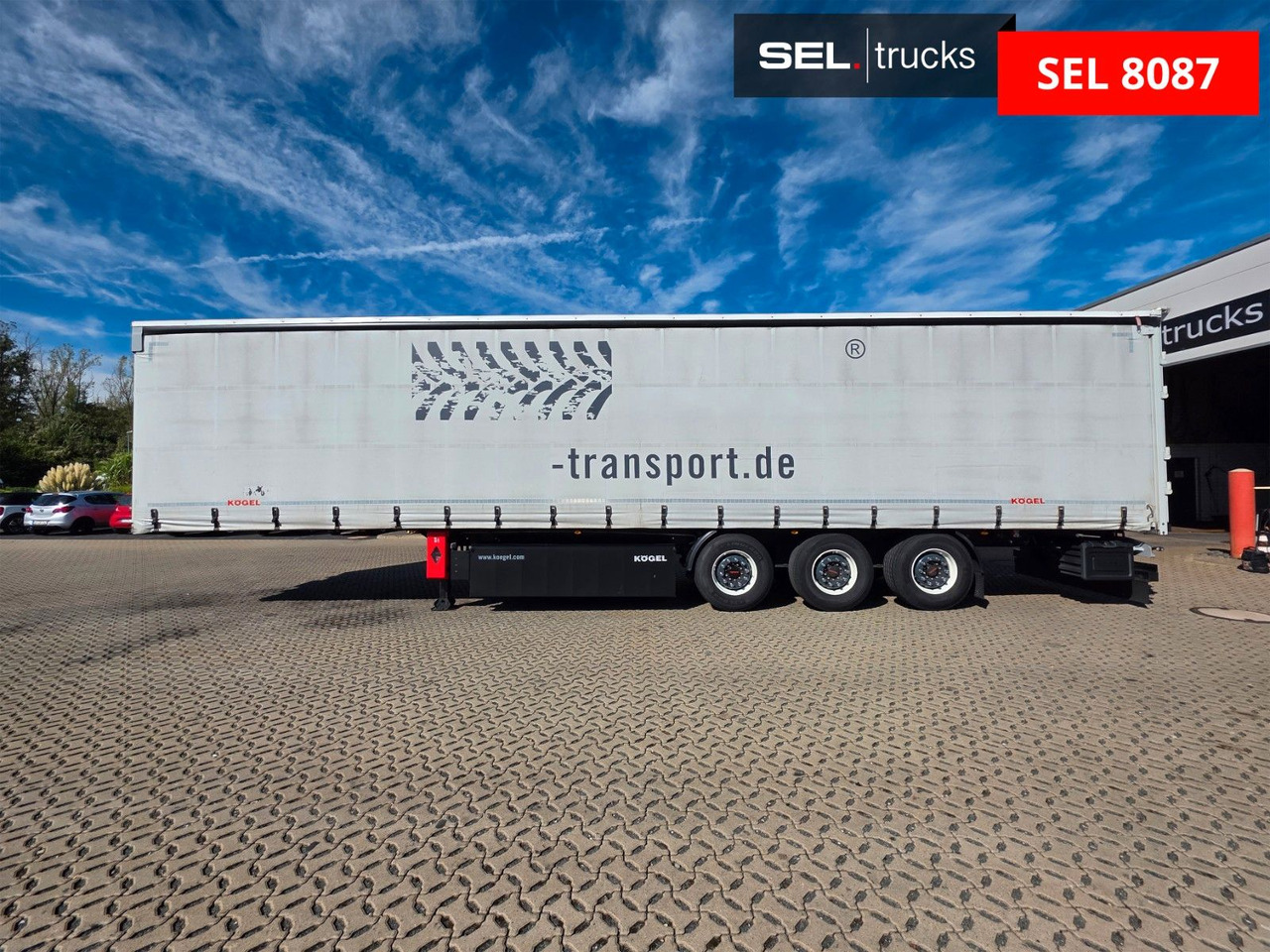 Curtainsider semi-trailer Kögel S24-1 / Palettenkasten / Liftachse: picture 8