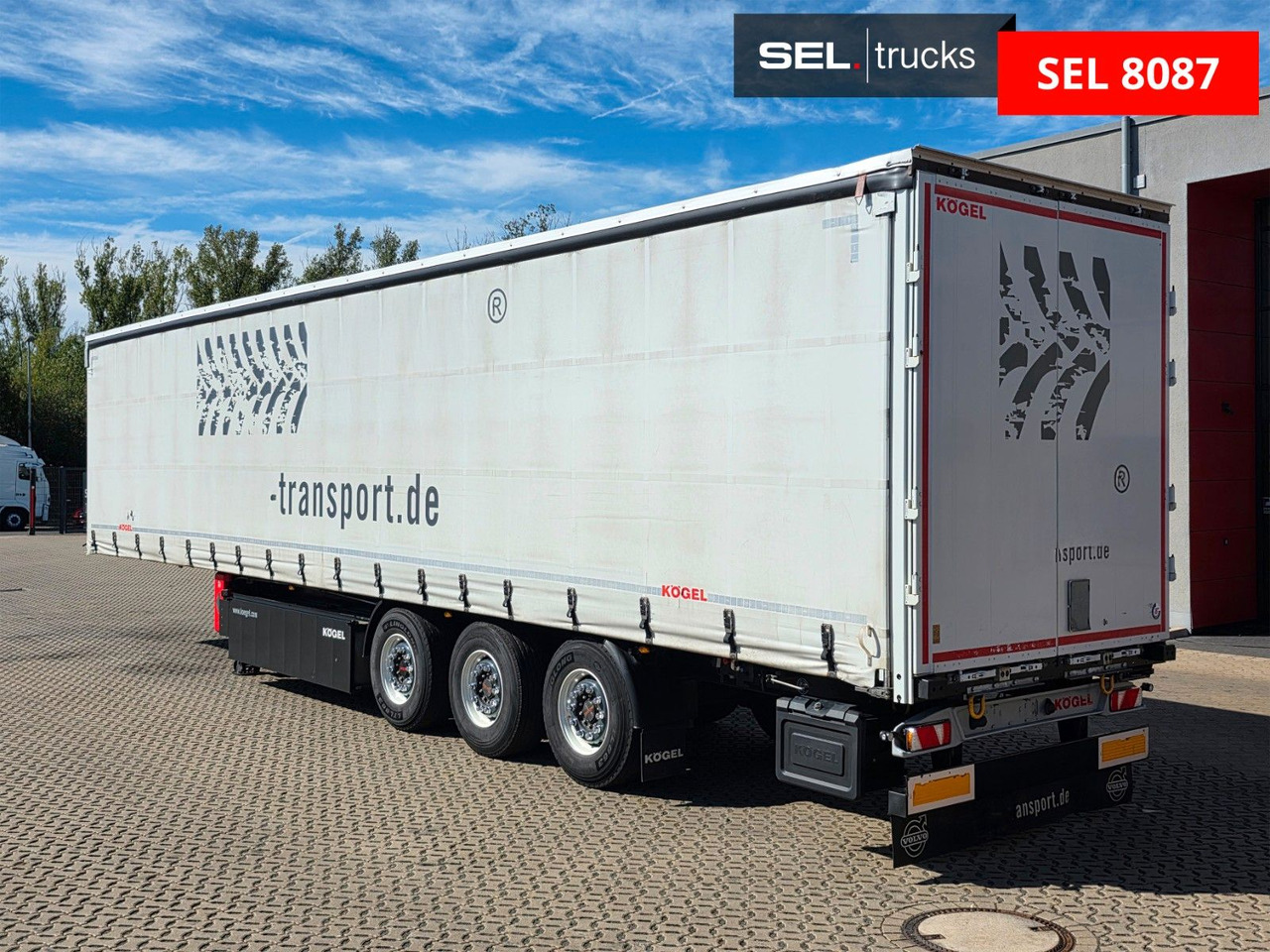 Curtainsider semi-trailer Kögel S24-1 / Palettenkasten / Liftachse: picture 7
