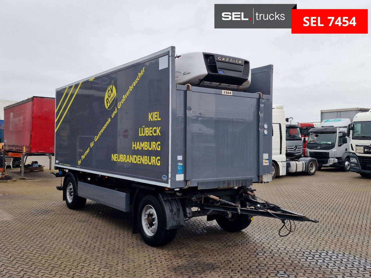 Krone AZ / Ldbw / Carrier Supra 850MT-X / FRC 04.2018 - Refrigerator trailer: picture 3 Krone AZ / Ldbw / Carrier Supra 850MT-X / FRC 04.2018 - Refrigerator trailer: picture 3