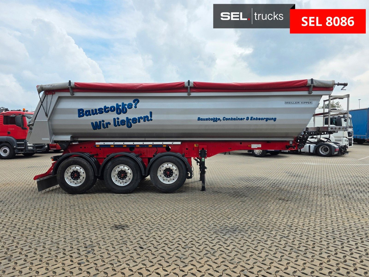 Meiller KISA3 / Alu-Felgen / Liftachse - Tipper semi-trailer: picture 5 Meiller KISA3 / Alu-Felgen / Liftachse - Tipper semi-trailer: picture 5