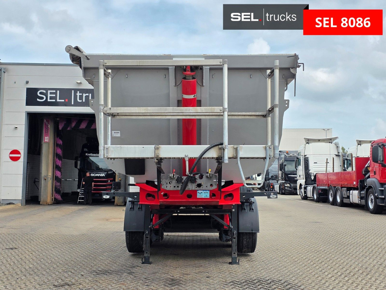 Meiller KISA3 / Alu-Felgen / Liftachse - Tipper semi-trailer: picture 2 Meiller KISA3 / Alu-Felgen / Liftachse - Tipper semi-trailer: picture 2