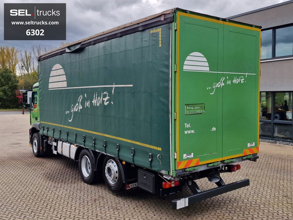 Curtainsider truck Mercedes-Benz Antos 2536 L / LENKACHSE / STERZANTE: picture 7 Curtainsider truck Mercedes-Benz Antos 2536 L / LENKACHSE / STERZANTE: picture 7