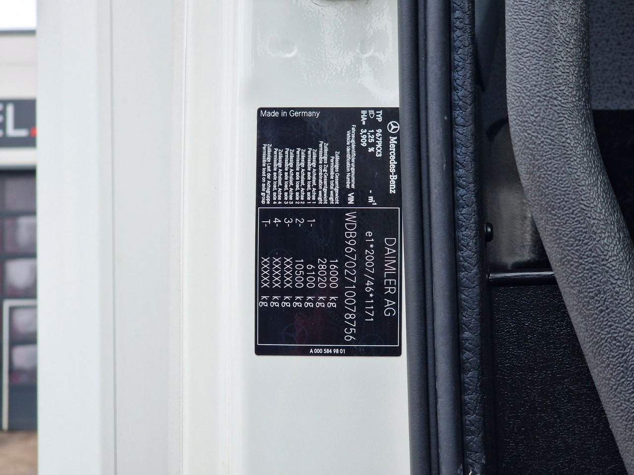 Refrigerator truck Mercedes-Benz Atego 1530 / Ladebordwand / Frigoblock FK25L: picture 15