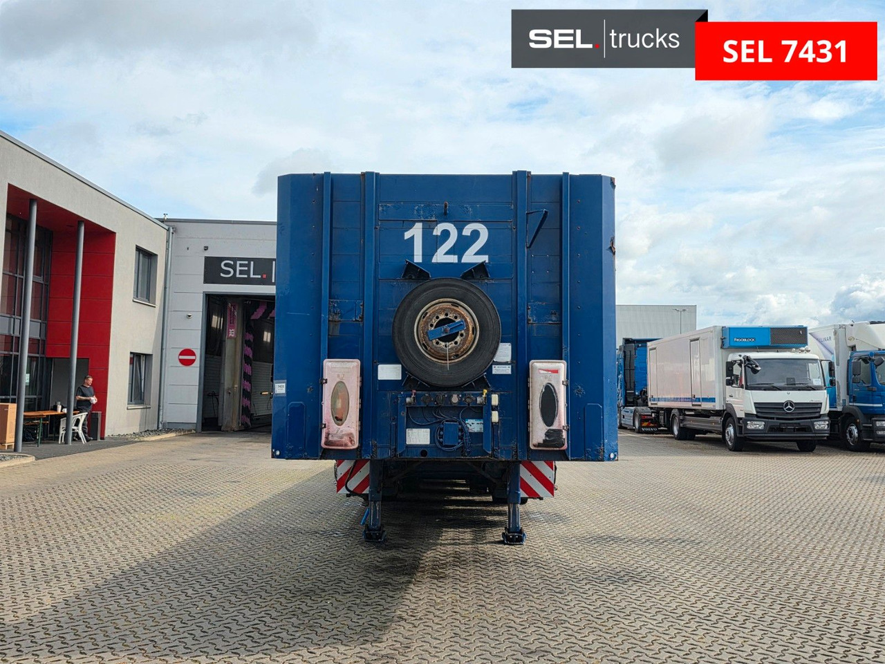 Meusburger MPS-4 / BPW / Lenkachse / Liftachse - Dropside/ Flatbed semi-trailer: picture 2 Meusburger MPS-4 / BPW / Lenkachse / Liftachse - Dropside/ Flatbed semi-trailer: picture 2