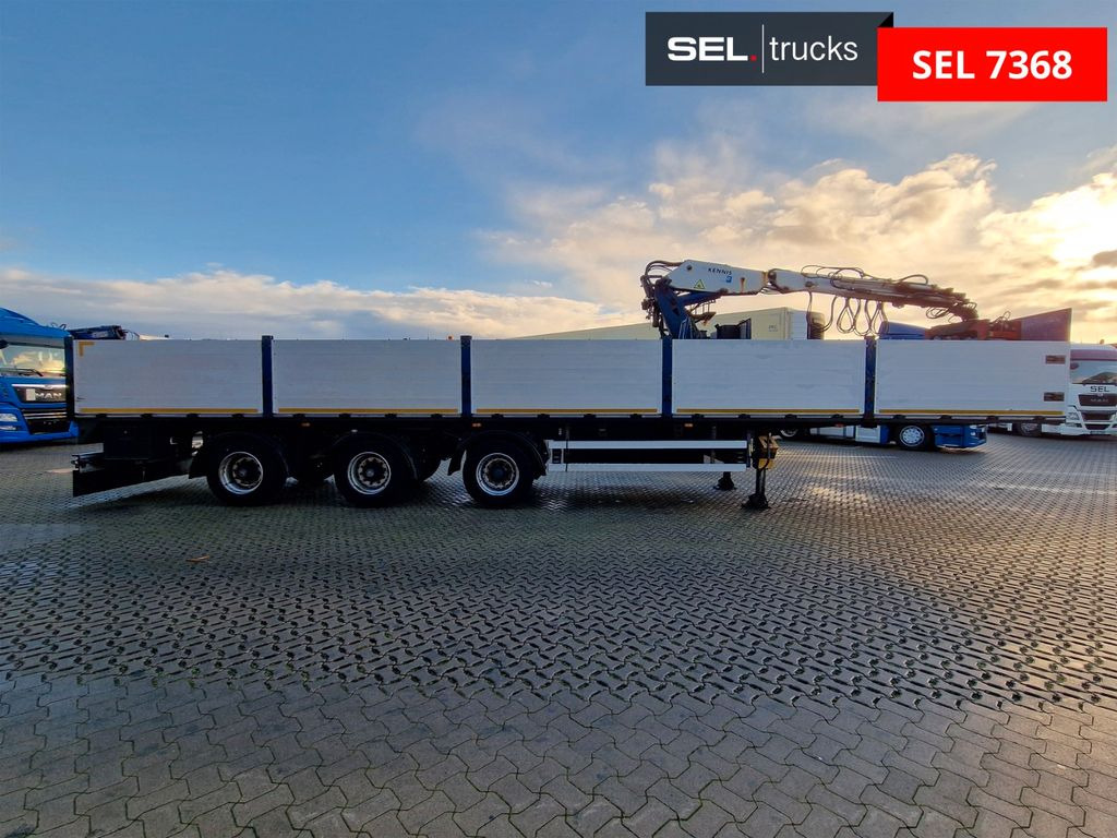 Schröder S11/24-P2-13,55 / Kran / Lenkachse Schröder S11/24-P2-13,55 / Kran / Lenkachse - Dropside/ Flatbed semi-trailer: picture 4 Schröder S11/24-P2-13,55 / Kran / Lenkachse Schröder S11/24-P2-13,55 / Kran / Lenkachse - Dropside/ Flatbed semi-trailer: picture 4