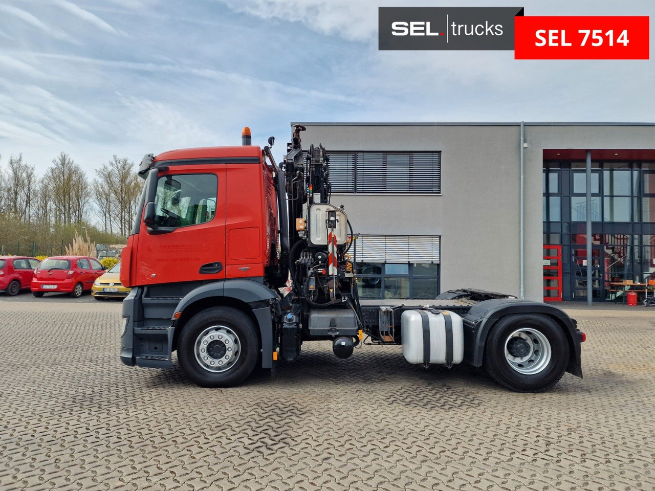 Tractor unit Mercedes-Benz Antos 1843 / Atlas 172.3E-A4 / KRAN: picture 8 Tractor unit Mercedes-Benz Antos 1843 / Atlas 172.3E-A4 / KRAN: picture 8