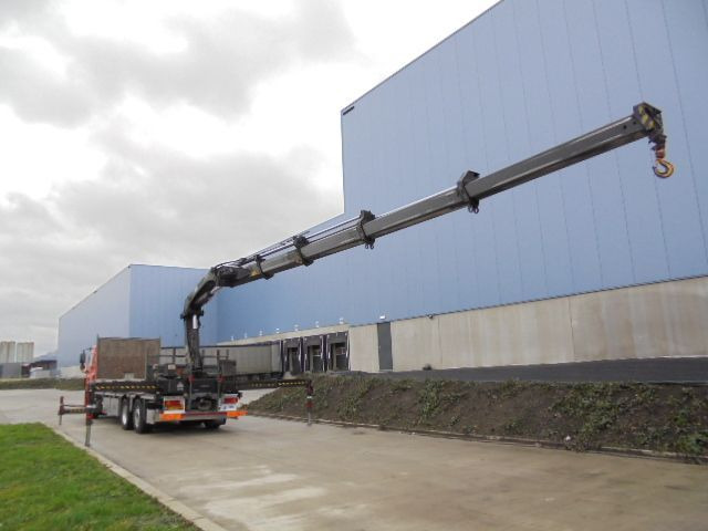 Dropside/ Flatbed truck, Crane truck DAF CF 85.360 6X2 GESTUURDE AS: picture 10