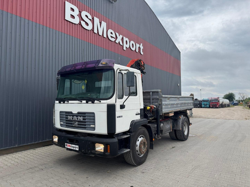 MAN 18.284 + Palfinger PK 9501 - Tipper, Crane truck: picture 3 MAN 18.284 + Palfinger PK 9501 - Tipper, Crane truck: picture 3