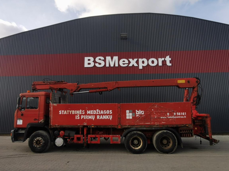 Dropside/ Flatbed truck MAN 25.422 6x4 full spring: picture 7