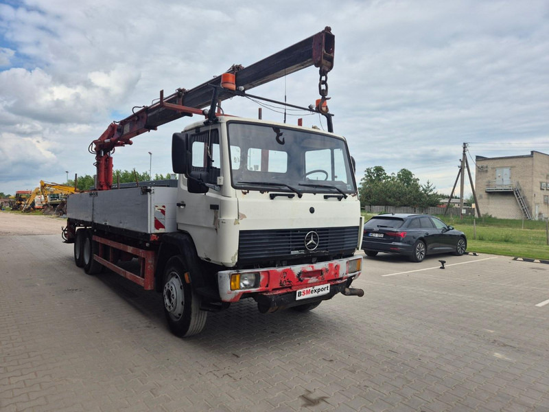Mercedes-Benz 1320 + HMF 6.5 ton crane - Dropside/ Flatbed truck, Crane truck: picture 2 Mercedes-Benz 1320 + HMF 6.5 ton crane - Dropside/ Flatbed truck, Crane truck: picture 2