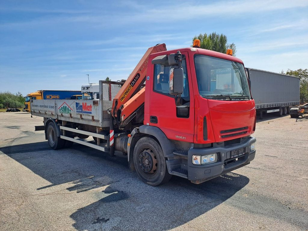 Dropside/ Flatbed truck, Crane truck Iveco EuroCargo ML 180E21 Kran PKK12500: picture 19