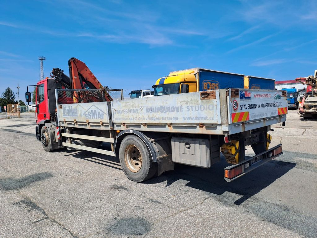 Dropside/ Flatbed truck, Crane truck Iveco EuroCargo ML 180E21 Kran PKK12500: picture 17