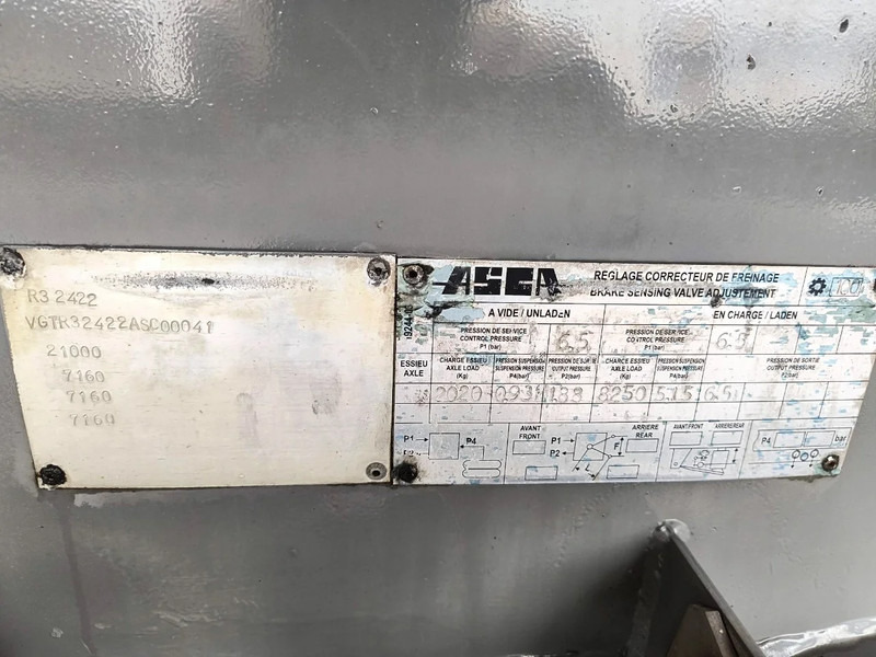 Tank trailer for transportation of fuel ASCA 20 000L FUEL / CARBURANT - 2 COMP: picture 15