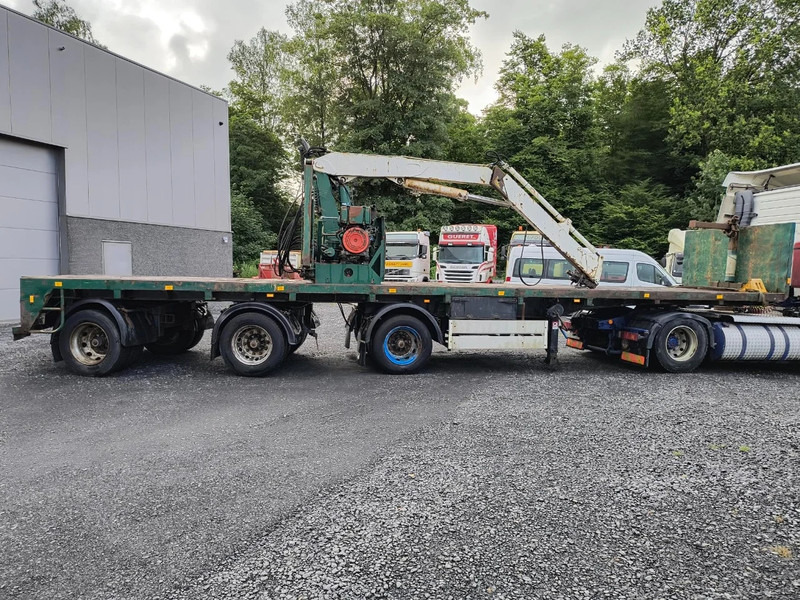 EKW WITH FONCTIONING (!) GLIDING CRANE - Dropside/ Flatbed semi-trailer: picture 3 EKW WITH FONCTIONING (!) GLIDING CRANE - Dropside/ Flatbed semi-trailer: picture 3