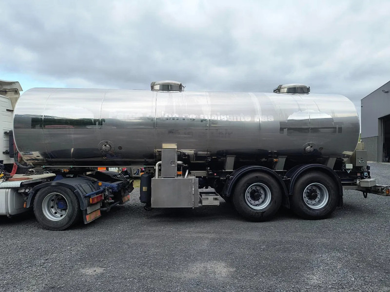 MAISONNEUVE 25000L INSULATED INOX TANK - 2 COMP - PUMP - Tank semi-trailer: picture 2 MAISONNEUVE 25000L INSULATED INOX TANK - 2 COMP - PUMP - Tank semi-trailer: picture 2
