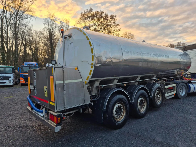 MAISONNEUVE 29000L INSULATED INOX TANK - 1 COMP - HYDRAULIC PUMP - Tank semi-trailer: picture 4 MAISONNEUVE 29000L INSULATED INOX TANK - 1 COMP - HYDRAULIC PUMP - Tank semi-trailer: picture 4