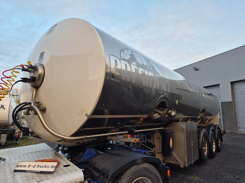 MAISONNEUVE 29000L INSULATED INOX TANK - 1 COMP - HYDRAULIC PUMP - Tank semi-trailer: picture 1 MAISONNEUVE 29000L INSULATED INOX TANK - 1 COMP - HYDRAULIC PUMP - Tank semi-trailer: picture 1