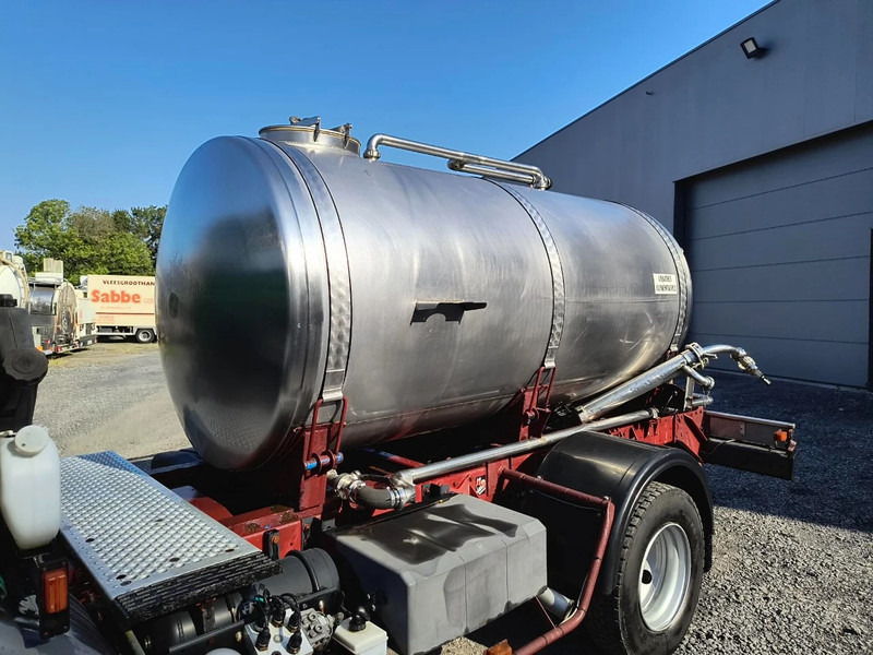 Tank truck for transportation of milk Renault Midliner S135 - ONLY 54 400KM - SMALL TANK 3680L INSULATED INOX: picture 15