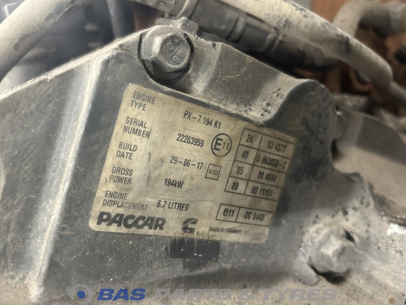 DAF CF Euro 6 Motor DAF PX7 194 K1 1714744 - Engine for Truck: picture 5 DAF CF Euro 6 Motor DAF PX7 194 K1 1714744 - Engine for Truck: picture 5