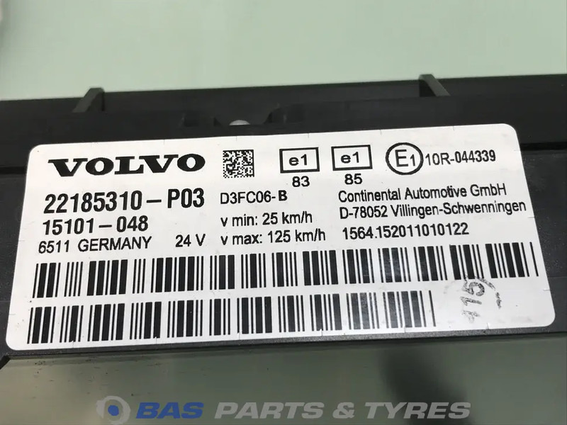 Volvo FE Euro 6 - Dashboard for Truck: picture 3 Volvo FE Euro 6 - Dashboard for Truck: picture 3