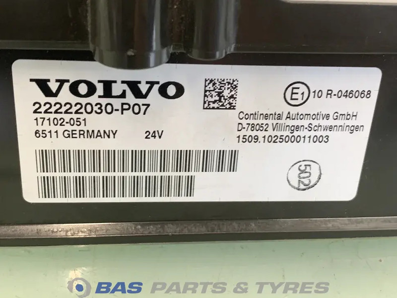 Volvo FH3 Instrumentenpaneel Volvo 21589170 - Dashboard for Truck: picture 4 Volvo FH3 Instrumentenpaneel Volvo 21589170 - Dashboard for Truck: picture 4