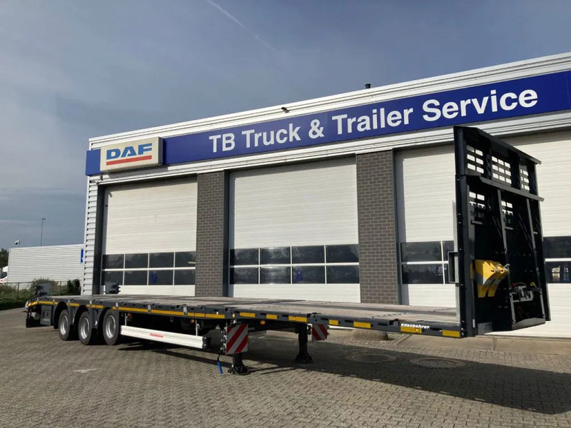 Kässbohrer SPA M3 / 1N - 18 / 27 Heavy Duty uitschuifbare vlakke mega trailer met liftas, rongen en oprijplaten - Closed box semi-trailer: picture 3 Kässbohrer SPA M3 / 1N - 18 / 27 Heavy Duty uitschuifbare vlakke mega trailer met liftas, rongen en oprijplaten - Closed box semi-trailer: picture 3