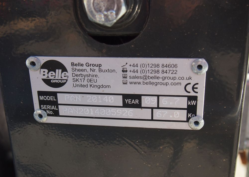 Agregat hydrauliczny Belle PAN 20140 2009 Agregat hydrauliczny BELLE - Construction equipment: picture 3 Agregat hydrauliczny Belle PAN 20140 2009 Agregat hydrauliczny BELLE - Construction equipment: picture 3