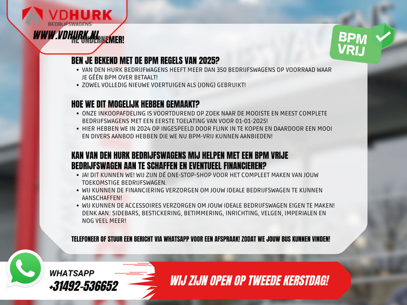 Minibus, Passenger van Mercedes-Benz Sprinter 313 2.2 CDI Aut. L2H2 € 10.648 Incl. BTW BPM VRIJ! EXPORT Combi/ 9 Persoons/ Kombi/ 9P/ Airco/ Rolstoellift: picture 8 Minibus, Passenger van Mercedes-Benz Sprinter 313 2.2 CDI Aut. L2H2 € 10.648 Incl. BTW BPM VRIJ! EXPORT Combi/ 9 Persoons/ Kombi/ 9P/ Airco/ Rolstoellift: picture 8