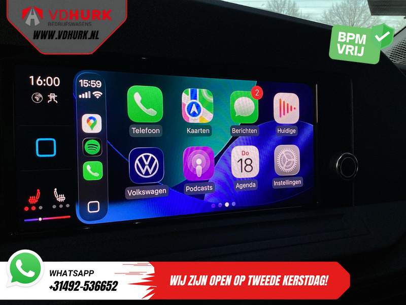 Panel van Volkswagen Caddy Cargo Maxi 2.0 TDI 125 pk DSG Aut. Adapt.Cruise/ LED/ Carplay/ Standkachel/ Stoelverw./ PDC: picture 19