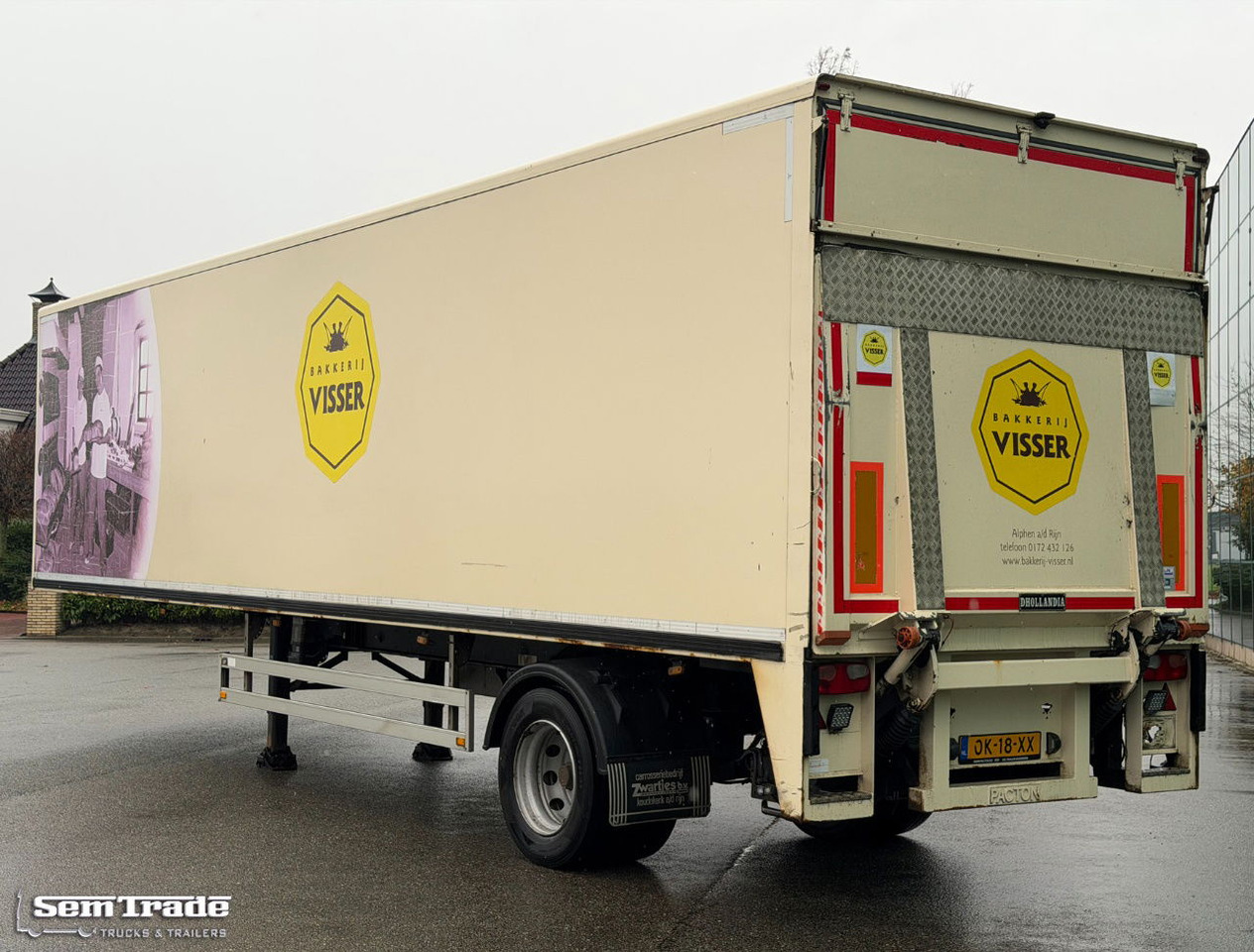 Pacton TBD 122 Tail Lift Steering Axle 1075x250x230 Inside NL City Trailer Nieuwe APK NEW TUV - Closed box semi-trailer: picture 3 Pacton TBD 122 Tail Lift Steering Axle 1075x250x230 Inside NL City Trailer Nieuwe APK NEW TUV - Closed box semi-trailer: picture 3