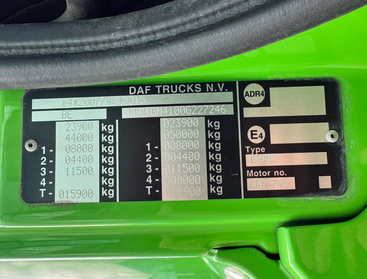 Tractor unit DAF CF 450 FTP Space CAB Only 447.500 KM 2x Tanks TOP Condition Belgium Truck: picture 21